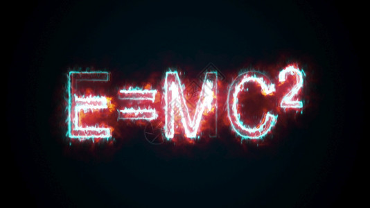 刻录Emc2mc计算机生成3d翻译AlbertEinsteins物理公式科学图形背景导入Einnes图片