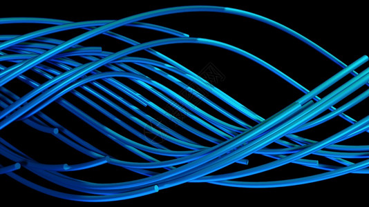 随机光纤被编织成一个巨大的螺旋3D转换计算机生成了抽象的体积背景随机光纤被编织成一个大的螺旋3D计算机生成了抽象体积背景图片