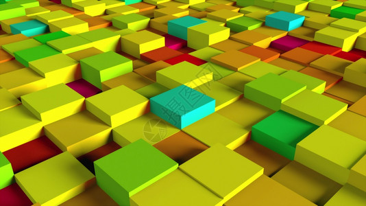 3d阶梯计算机生成背景抽象多彩立方体顶视图3d覆盖不交配的阶梯区域