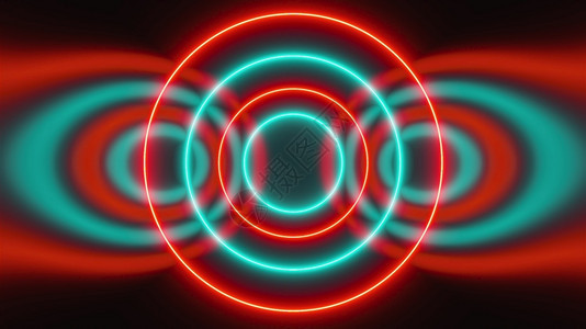 闪光环形成一个无尽的隧道计算机生成3D显示光填充背景闪光环形成无尽的隧道计算机生成显示亮背景图片