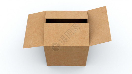 安全运输货物的概念3份技术背景介绍发送各种产品的纸板盒计算机生成图片