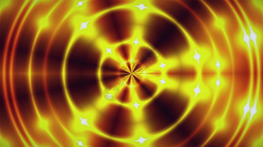 金色分形光的3d渲染具有闪光效果计算机生成的闪烁光环的抽象背景具有发光效果的金色分形灯光的3d渲染计算机生成的闪烁圆环的抽象背景图片