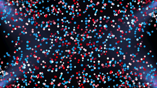 在光线中飞行的彩色圆形颗粒计算机生成3d节日背景光线中飞行的彩色颗粒计算机生成节日背景转化图片