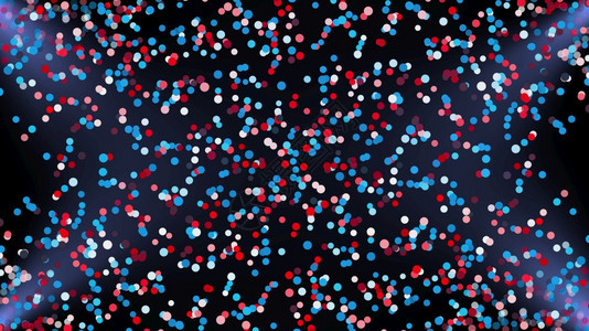 在光线中飞行的彩色圆形颗粒计算机生成3d节日背景光线中飞行的彩色颗粒计算机生成节日背景转化图片