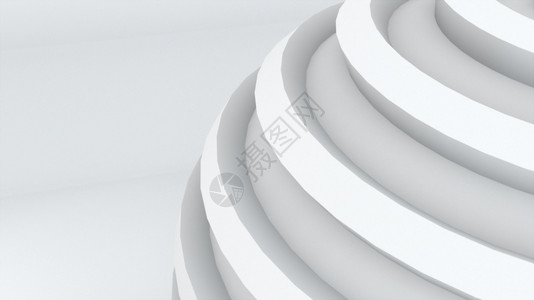 白色圆形元素白3d以波形转换球体状计算机生成抽象背景白色圆形元素以波状转换球体形图片