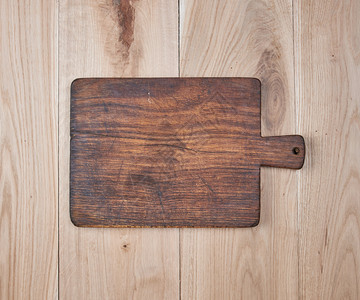 木制表格顶视图上的空旧厨房剪切板图片