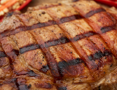 烤炉上肉的纹理肋骨上肉宏图片