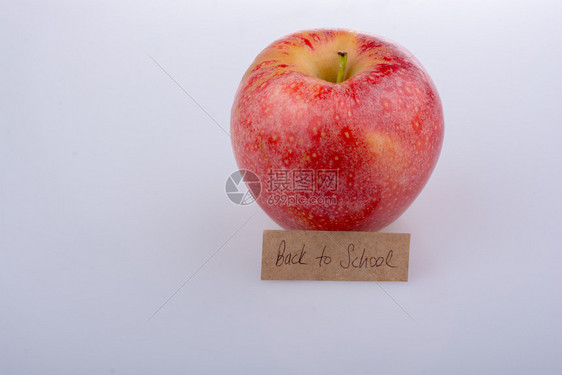 以红苹果返回学校主题图片