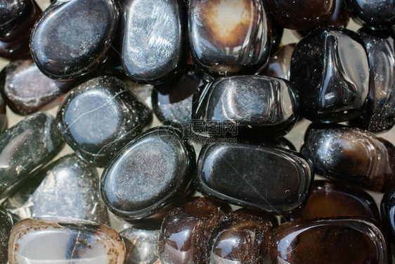 Agate宝石作为天然矿物岩标本图片