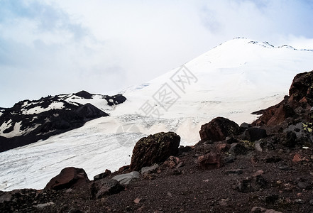 雪山景观山上有雪山地景观雪山景观山上有雪洛杉矶山图片