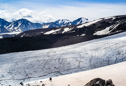 雪山景观山上有雪山地景观雪山景观山上有雪洛杉矶山图片