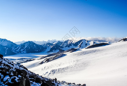 雪山景观山上有雪山地景观雪山景观山上有雪洛杉矶山图片