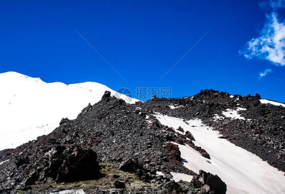 雪山景观山上有雪山地景观雪山景观山上有雪洛杉矶山图片