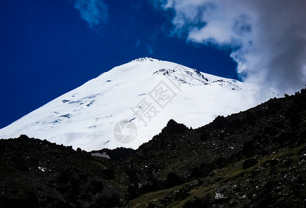 雪山景观山上有雪山地景观雪山景观山上有雪洛杉矶山图片