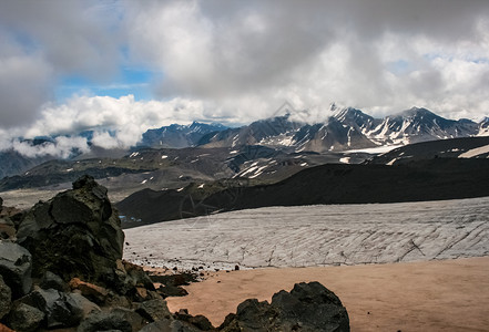 雪山景观山上有雪山地景观雪山景观山上有雪洛杉矶山图片