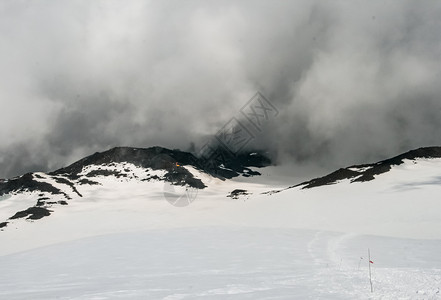 雪山景观山上有雪山地景观雪山景观山上有雪洛杉矶山图片