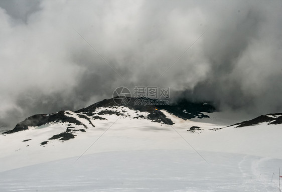 雪山景观山上有雪山地景观雪山景观山上有雪洛杉矶山图片