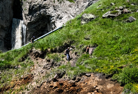 山上有草的山景山地景观山地植被山上有草的山景山地景观图片