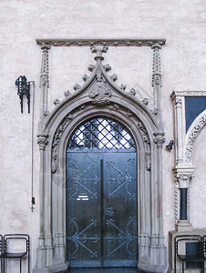 古董的门和以拱和的形式成文化遗产图片