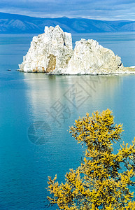 Baikal湖的秋天自然Baikal湖的景观和植物Baikal湖的景观和植物图片