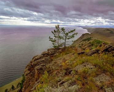 Baikal自然Baikal湖海岸景观Baikal湖自然Baikal湖海岸景观图片