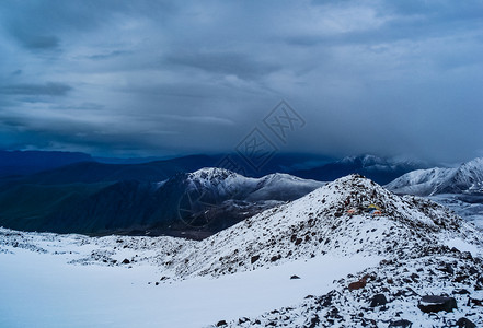 雪山景观山上有雪山地景观雪山景观山上有雪洛杉矶山图片