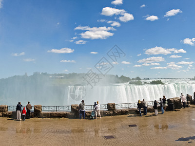 加拿大尼亚拉瀑布2014年7月日尼亚加拉瀑布河瀑布综合集图片