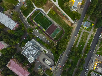 莫斯科市的顶端景色城市的建筑道路和其他基础设施从上面看城市景色从上面看城市景色图片