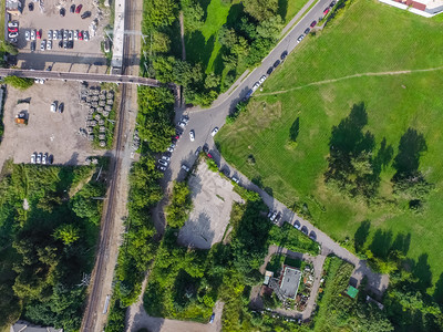 莫斯科市的顶端景色城市的建筑道路和其他基础设施从上面看城市景色从上面看城市景色图片