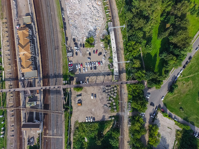 莫斯科市的顶端景色城市的建筑道路和其他基础设施从上面看城市景色从上面看城市景色图片