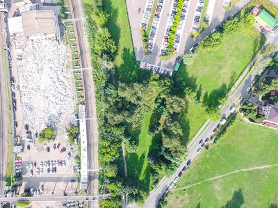 莫斯科市的顶端景色城市的建筑道路和其他基础设施从上面看城市景色从上面看城市景色图片