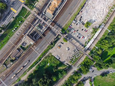 莫斯科市的顶端景色城市的建筑道路和其他基础设施从上面看城市景色从上面看城市景色图片