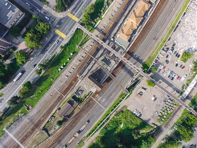 莫斯科市的顶端景色城市的建筑道路和其他基础设施从上面看城市景色从上面看城市景色图片