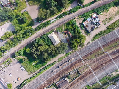 莫斯科市的顶端景色城市的建筑道路和其他基础设施从上面看城市景色从上面看城市景色图片