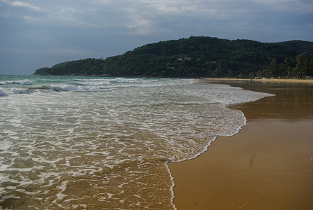 泰国的海滩岸线泰国的滩岸图片