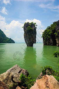 泰国海岸森林悬崖和海湾泰国岸森林悬崖和海湾图片