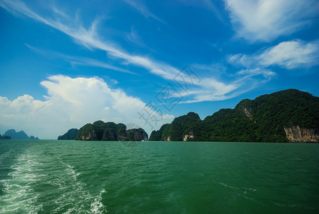 泰国海岸森林悬崖和海湾泰国岸森林悬崖和海湾图片