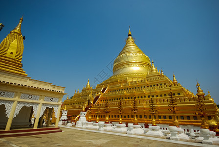 缅甸巴根Bagan2017年月3日佛教宗建筑金庙巴根GoldentemplesBagan佛教宗建筑缅甸仰光SwetawMyatb图片
