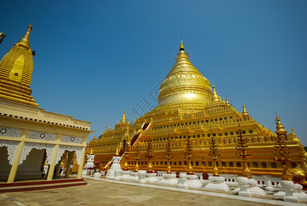 缅甸巴根Bagan2017年月3日佛教宗建筑金庙巴根GoldentemplesBagan佛教宗建筑缅甸仰光SwetawMyatb图片