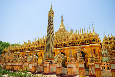 MANDALAYMYANMARAYJUNE14205年曼德勒的寺庙综合体布丁达圣所曼德勒的寺庙综合体布丁达耶的寺庙综合体图片