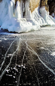 贝加尔湖淡水冰块冻贝加尔湖冬季面冰雪贝加尔湖大自然的美丽贝加尔湖淡水冰块冻图片