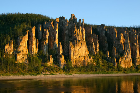 莱娜支柱东西伯利亚自然梯子痕迹莱娜支柱图片