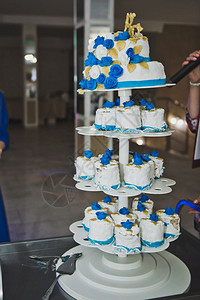 原本的婚礼蛋糕462年的多层蛋糕图片