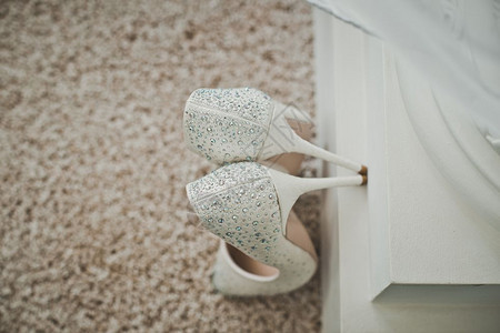 婚礼前的新娘鞋432图片