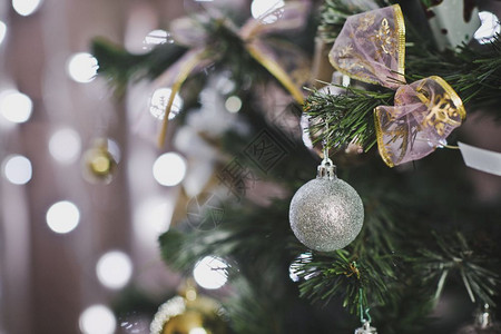 照片圣诞树有球星冬日装饰品459图片