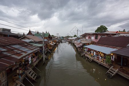 AMPHAWA9月10日Amphawa市场运河2016年9月日在泰国Amphawa最著名的浮动市场和文化旅游目的地图片