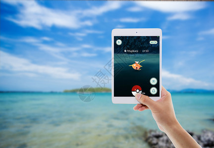 THAIlandland8月日2016年8月日PokemonGo最受欢迎的智能手机新在线游戏应用程序图片