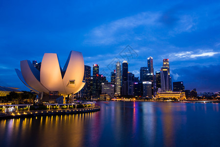 SINGAPORE2017年8月日新加坡的MarinaBay沙旅馆MarinaBay沙是新加坡的一个综合度假胜地2017年8月新图片