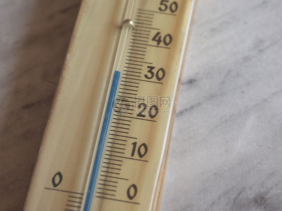 温度计自动调器仪用于测量温度以显示热天气30C或冷天气30F温度计用于测量空气温度图片