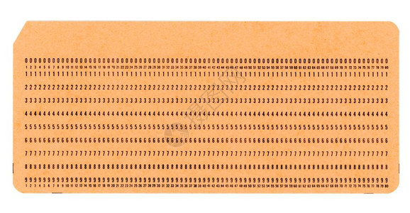 用于计算机数据存储和编程的老式重拳卡图片